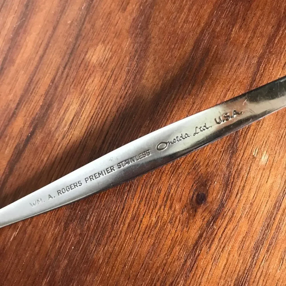 Oneida SPANADA Stainless WM A Rogers Premier Flatware - Oval/Place Spoon